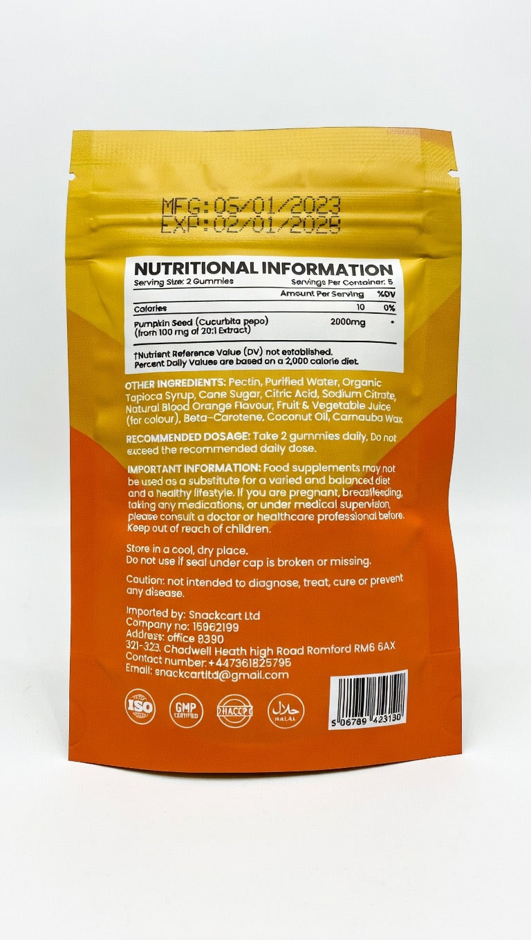 Pumpkin seed oil gummies 30gm