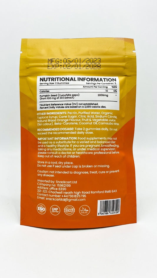 Pumpkin seed oil gummies 30gm